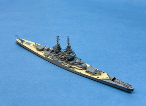 Battleship "Gascogne" painted decks (1 p.) F 1938 Neptun N 1400S